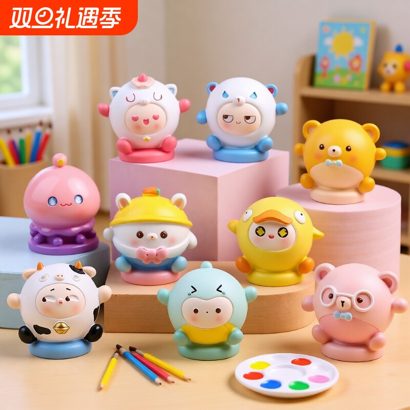 儿童石膏蛋仔涂色|超4600人收藏