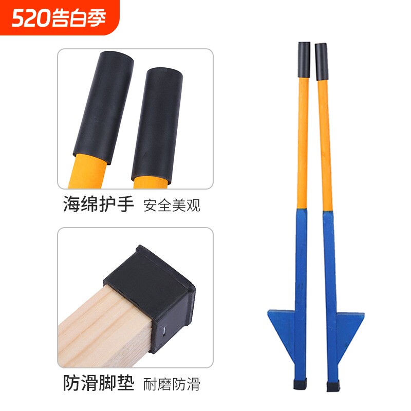 民间游戏踩高跷实木幼儿园可调节高跷腿子高脚马板鞋民间户外运动