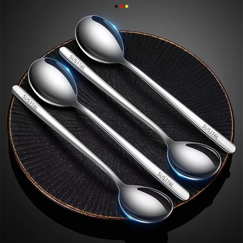 304不锈钢家用长柄汤匙