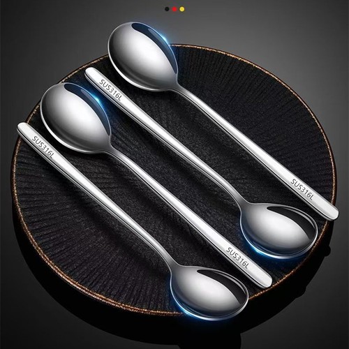 304不锈钢家用长柄汤匙