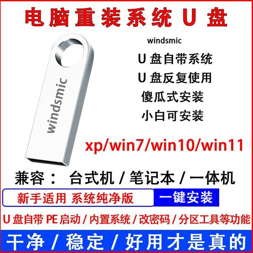 重装系统U盘win10专业版win11