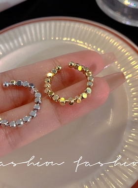 碎银几两不规则戒指女ins潮