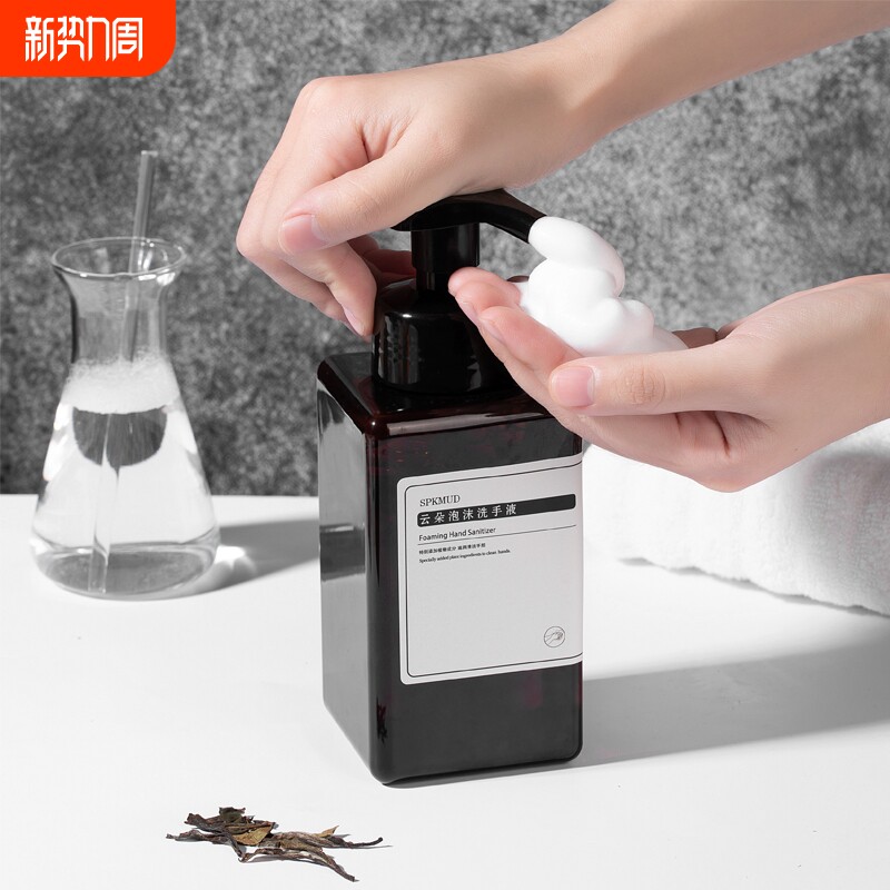 高级感泡沫型家用酒店商用白茶香氛洗手液大瓶450g按压瓶云朵香水