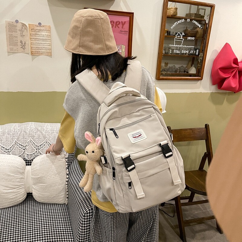 书包女韩版原宿高中生初中生小学生大学双肩包ins时尚大容量背包