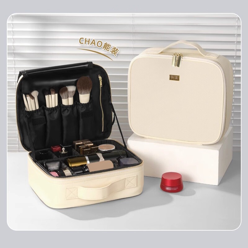ins大号化妆品收纳箱化妆包大容量化妆刷包化妆箱收纳工具化妆盒