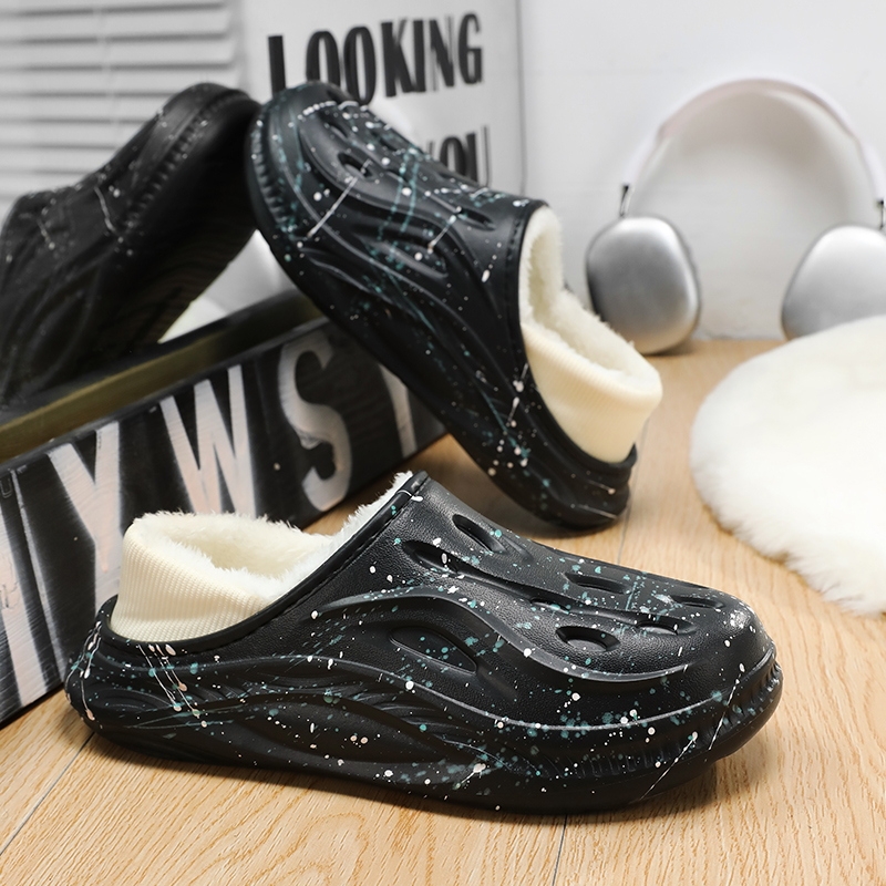 海峡虎防滑保暖包头棉鞋