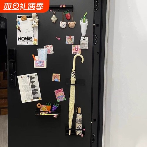 磁吸雨伞收纳架家用门口放置架壁挂式放伞神器入户门后雨伞收纳盒