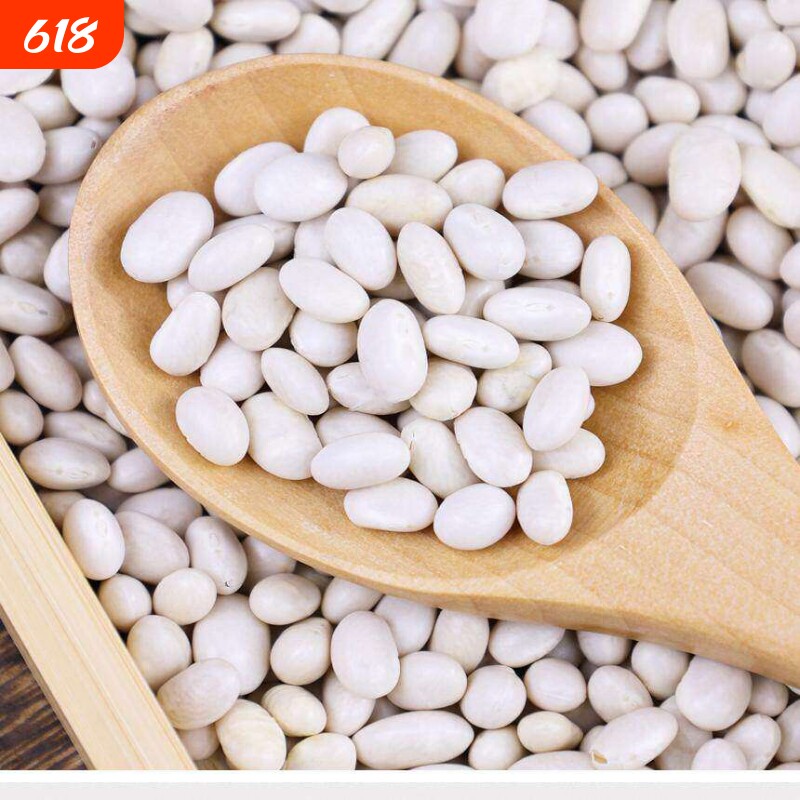 珍珠小白豆10斤农家自种新货小白芸豆农家粗粮豆炖菜煲汤豆类粗粮