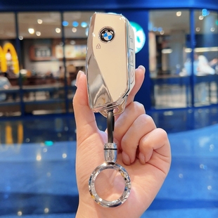 新款宝马5系钥匙套X3X1X5X6X2X7保护壳i5 ix1 XM车扣530Li/525Li