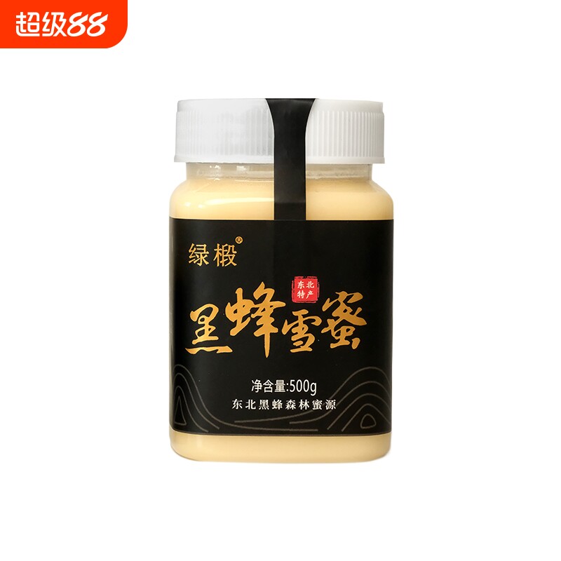 天然蜂蜜东北椴树蜂蜜结晶蜜 500g 天然农家纯蜂蜜罐装