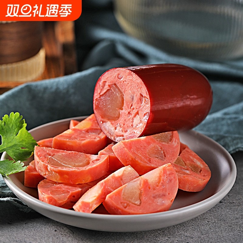 俄罗斯牛筋肠劲享优厨风味肉筋香肠熟食下酒菜冷藏三小时食用