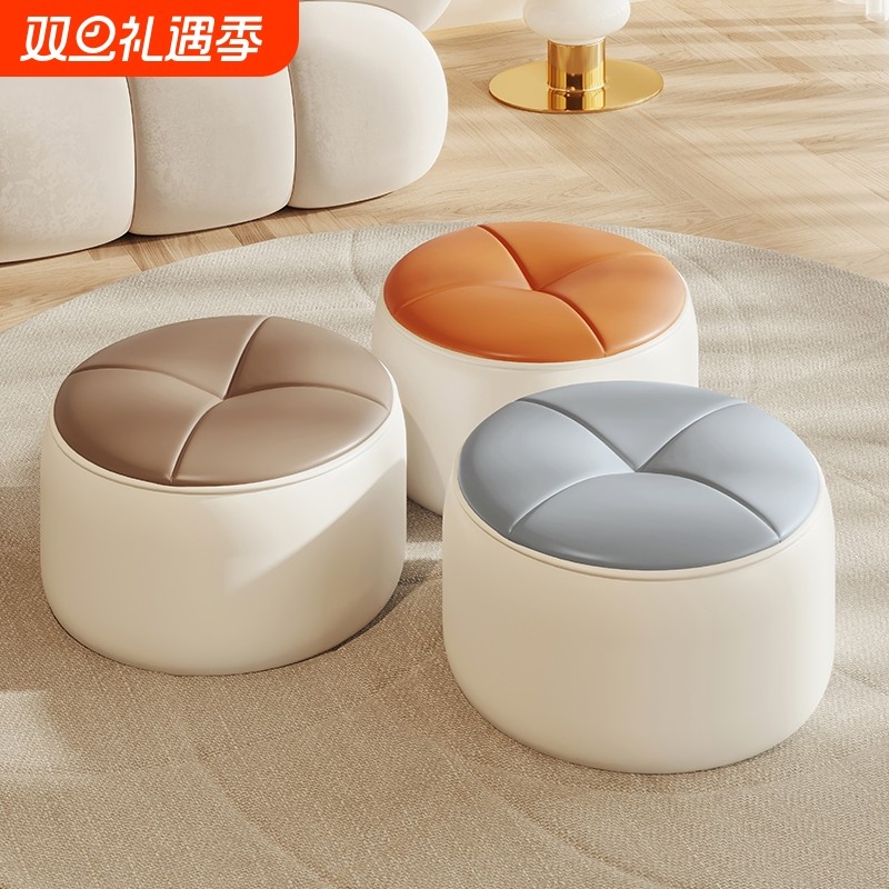 实木矮凳家用换鞋凳皮凳