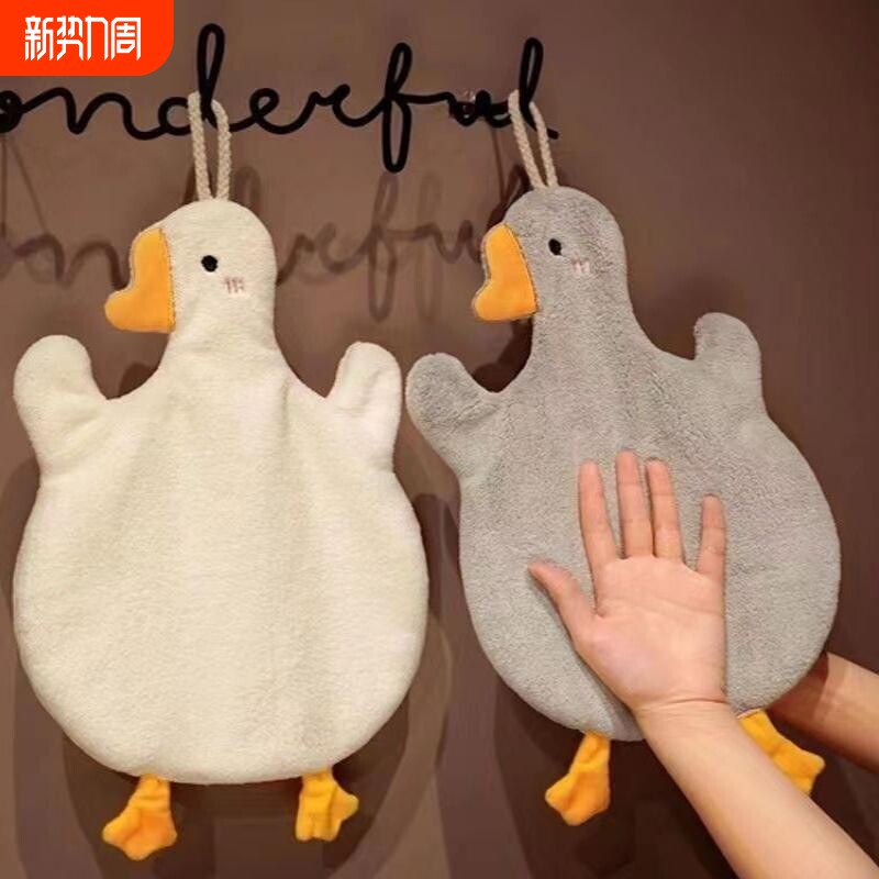 擦手巾小毛巾方巾可挂式可爱儿童家用超吸水不掉毛卫生间厨房手帕