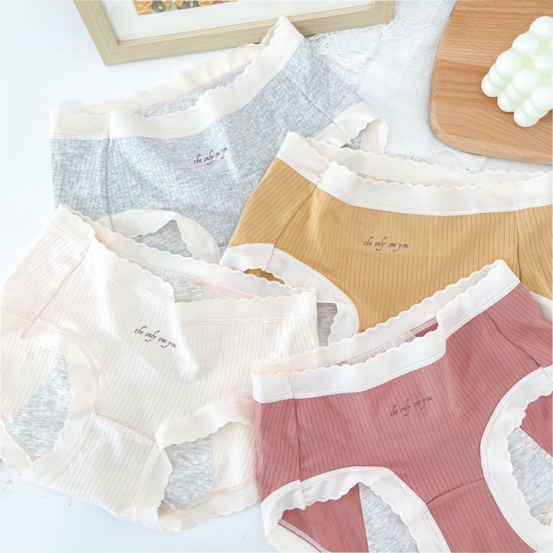 女士生理裤姨妈裤中腰纯棉裆三角月经裤防漏大码内裤女经期卫生裤