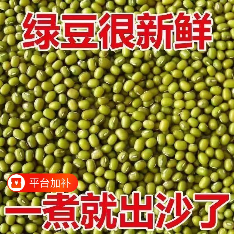 精选绿豆农家绿豆高品质绿豆发芽绿豆小绿豆易出沙绿豆糕