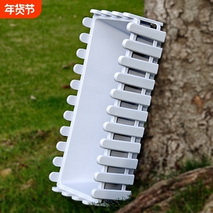 栅栏花盆长方形水土培大号花槽加厚阳台塑料育苗多肉长条种菜盆栽