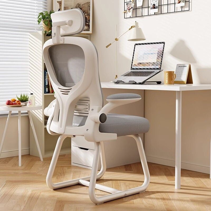 办公椅子舒适久坐电脑家用书房弓形椅写字椅子学习书桌椅职员座椅