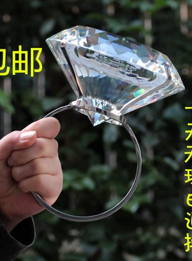 日韩风格水晶戒指礼盒装