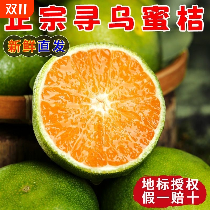 平晏果园江西赣南寻乌蜜桔青皮薄酸甜无籽柑橘子孕妇新鲜水果蜜橘