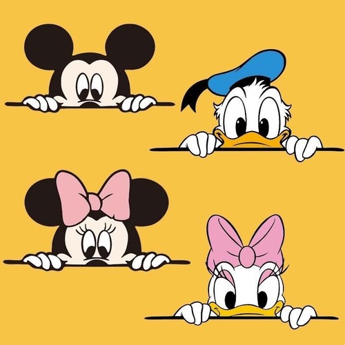 米奇米妮卡通车贴纸|超1万次加购