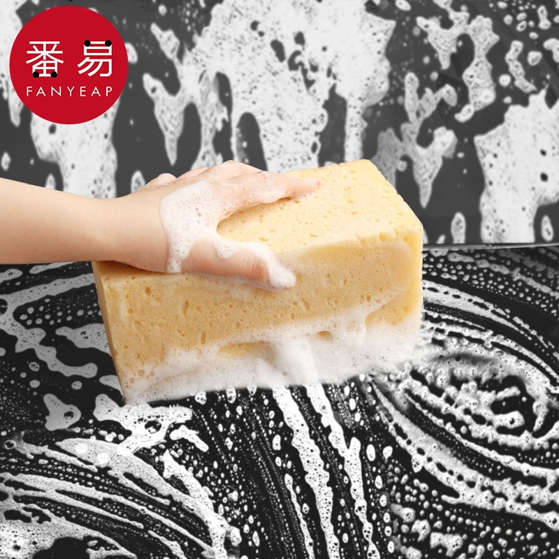 洗车海绵A1pn0-高密度清洗车用大号擦车用清洁刷车吸水绵