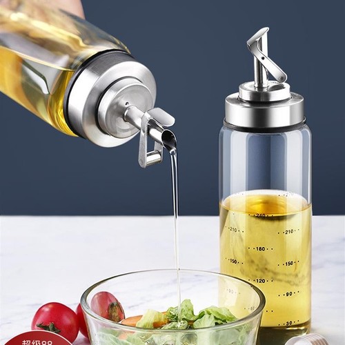 玻璃油壶厨房料酒瓶家用油罐壶小香油酱油醋调料瓶油瓶不挂油密封