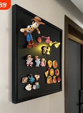 冰箱贴展示板磁吸板小黑板挂式