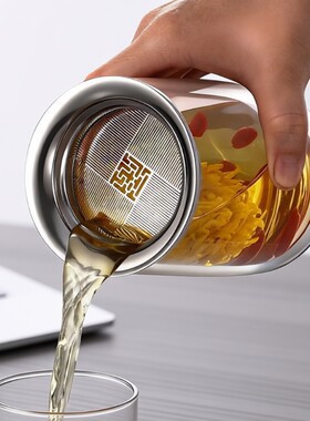 泡茶神器茶水分离玻璃泡茶壶
