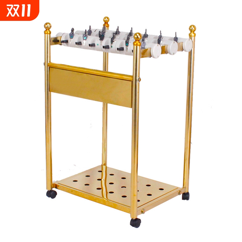 12头不锈钢钛金雨伞架 酒店大堂银行18头学校办公可做logo雨伞架