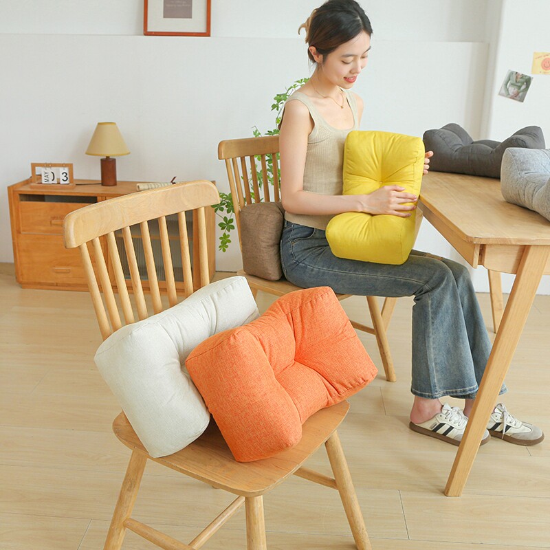 夏季透气办公室趴睡枕头护腰靠垫靠枕学生腰靠枕椅靠背垫腰垫腰枕