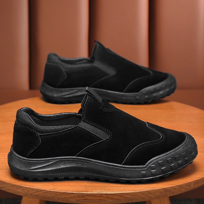 品牌断码劳保鞋男鞋2025夏季爆款低帮防水皮靴男士户外防滑耐磨休