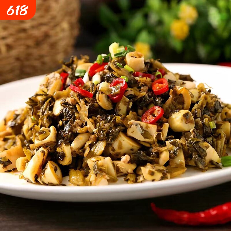 江西特产酸菜小笋风味素食小菜下饭菜开味酸竹笋当季新笋嫩笋泡椒