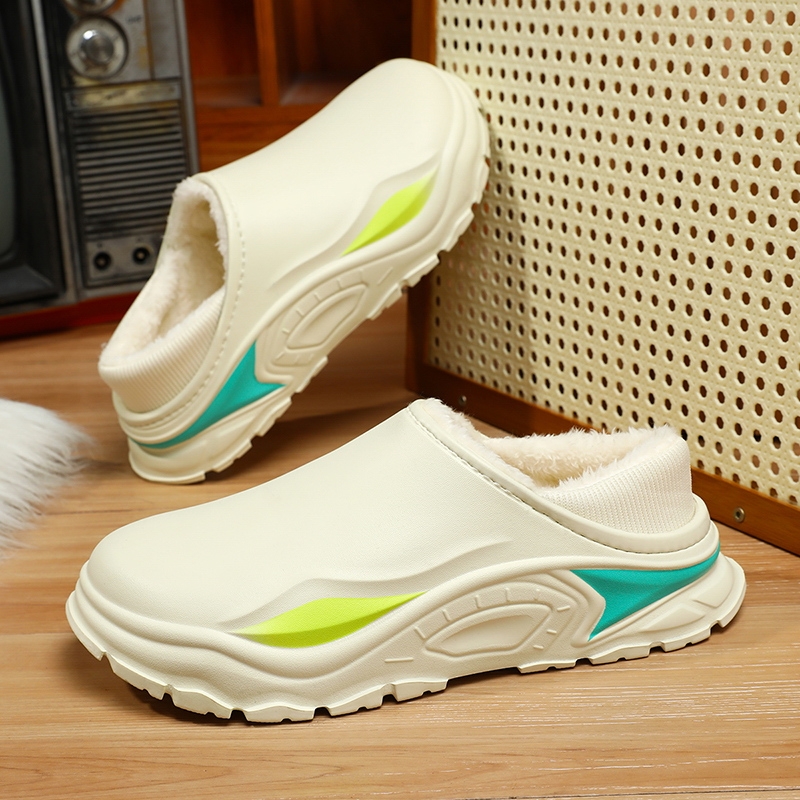 海峡虎防滑耐磨包头棉拖