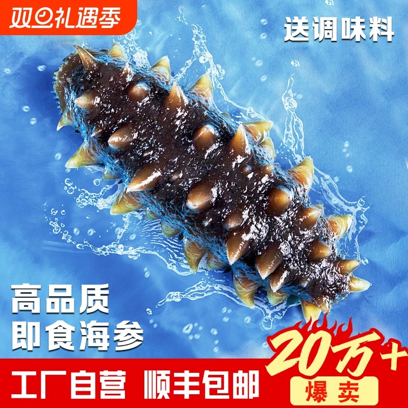 大连野生即食海参辽刺参礼盒装鲜活顺丰包邮送长辈水产新鲜淡干