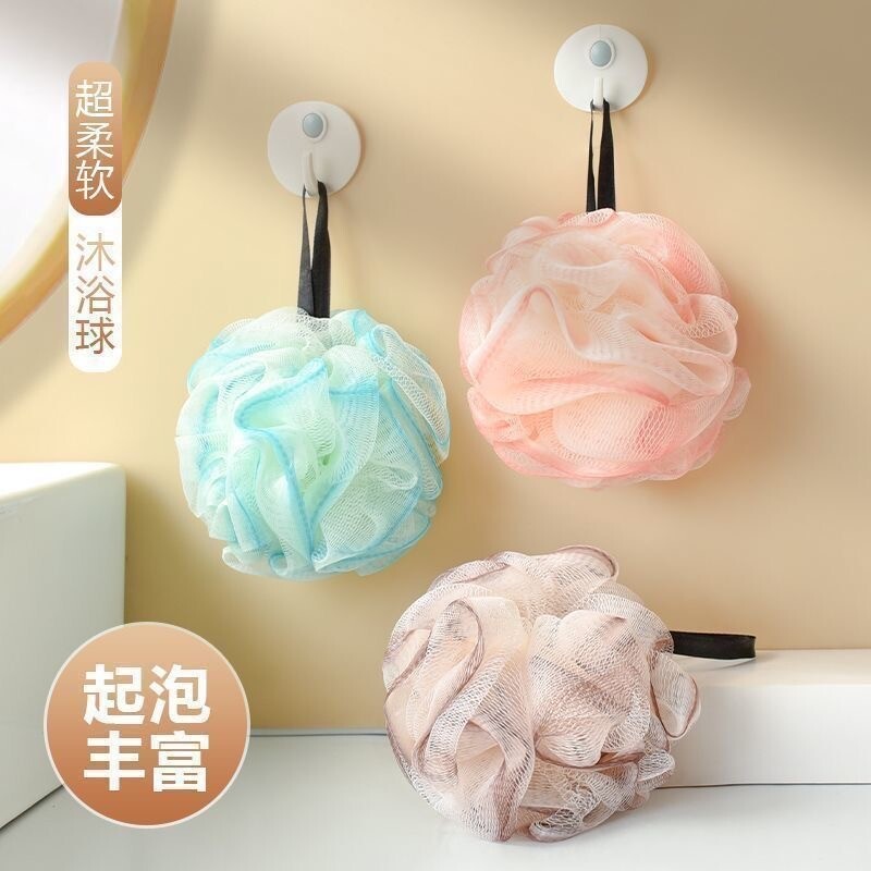 浴花渐变沐浴球沐浴神器大号泡沫丰富柔软搓澡巾