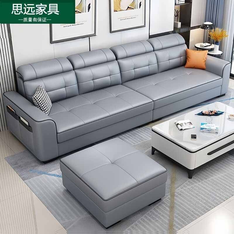 a布艺沙发客厅小户型简约现代家用科技布沙发整装组合猫抓布沙发