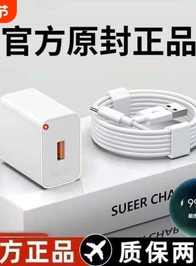 官方正品适用荣耀100W手机充电器200Pro超级快充300/90GT/70/50充电头type-c数据线原Magic7/6/4Pro装69有线