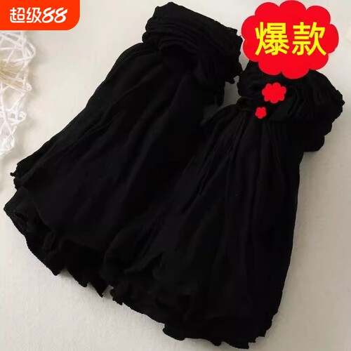 丝袜短款女士水晶袜防勾丝黑色肉色60双薄款透明春夏袜子隐形短丝