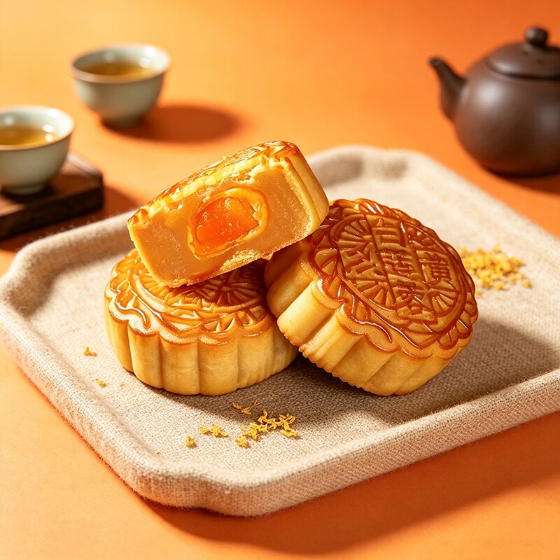 100g莲蓉蛋黄传统月饼广式豆沙板栗中秋糕点零食客乡椰蓉下午茶