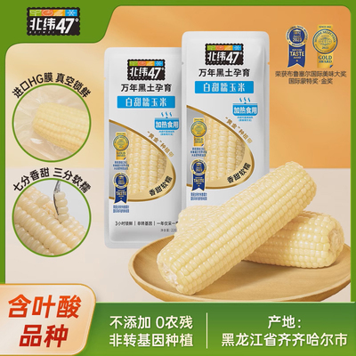 北纬47黑龙江白糯玉米