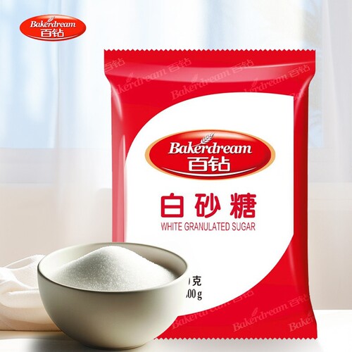 安琪百钻家用白砂糖袋装烘焙厨房调味冲饮500g白糖优级优选