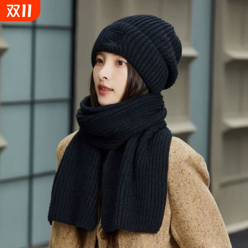 加厚保暖女冬季无檐针织帽