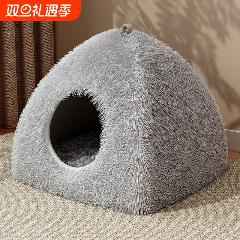 猫窝冬天保暖封闭式安全感四季通用猫咪睡窝沙发冬季猫屋床躲避屋