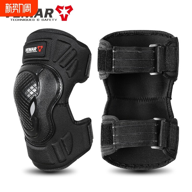 vemar摩托车骑行护膝两件套男四季轻薄透气机车防摔骑士装备女