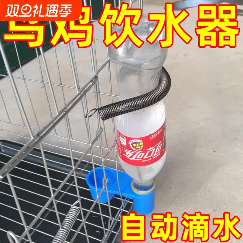 鸟饮水器大容量导水器信鹦鹉鸟用自动饮水器喂水喂食器养殖固定