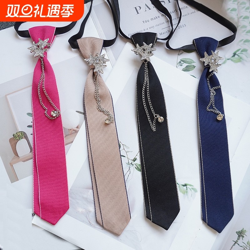 复古韩版学院风领结免打jk领带男款配饰蝴蝶结领花领带配饰