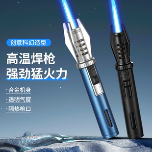 超强火力直冲喷火枪打火机户外防身野炊烧烤厨房点火多功能喷枪式