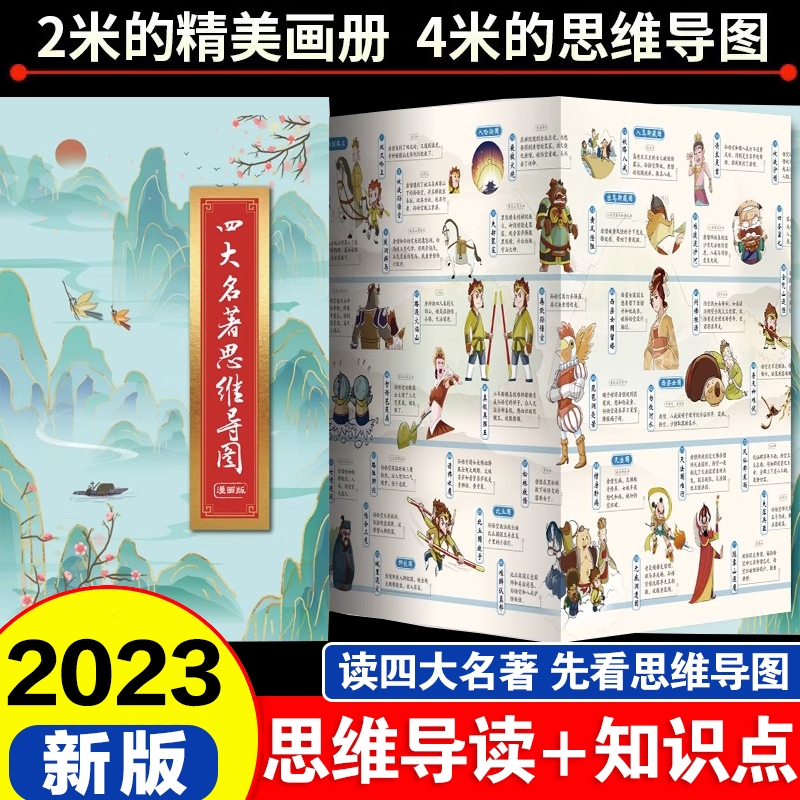 四大名著思维图画册人物关系