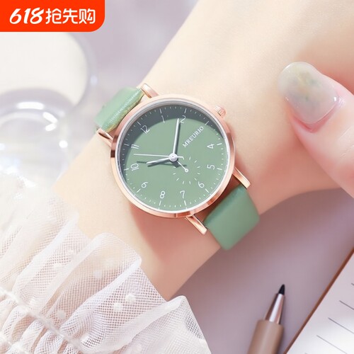 考试专用手表女初高中生简约静音