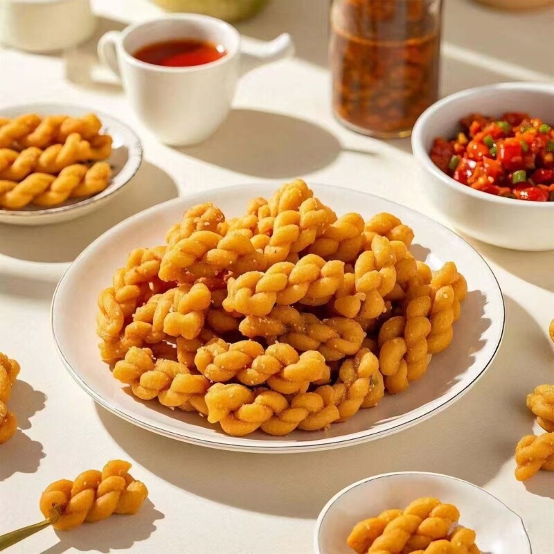 香酥小麻花零食独立包装网红休闲食品小吃袋装批发椒盐整箱传统